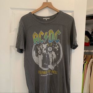 Junk Food ACDC Band Tee Sz S